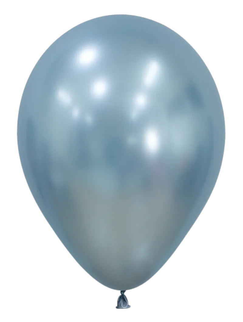 11" Sempertex Silk Arctic Blue Latex Balloons | 50 Count