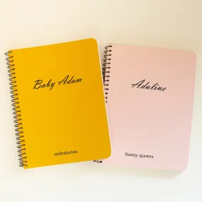 A Journal For Parents, Quote Notebook, Kid Milestones