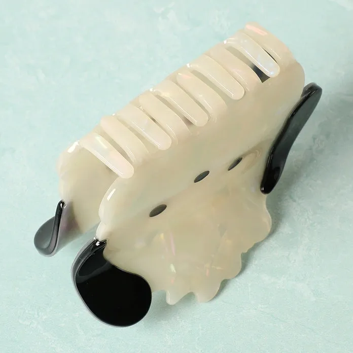 Adorable Puppy Faces Designed Hair Claw Clip