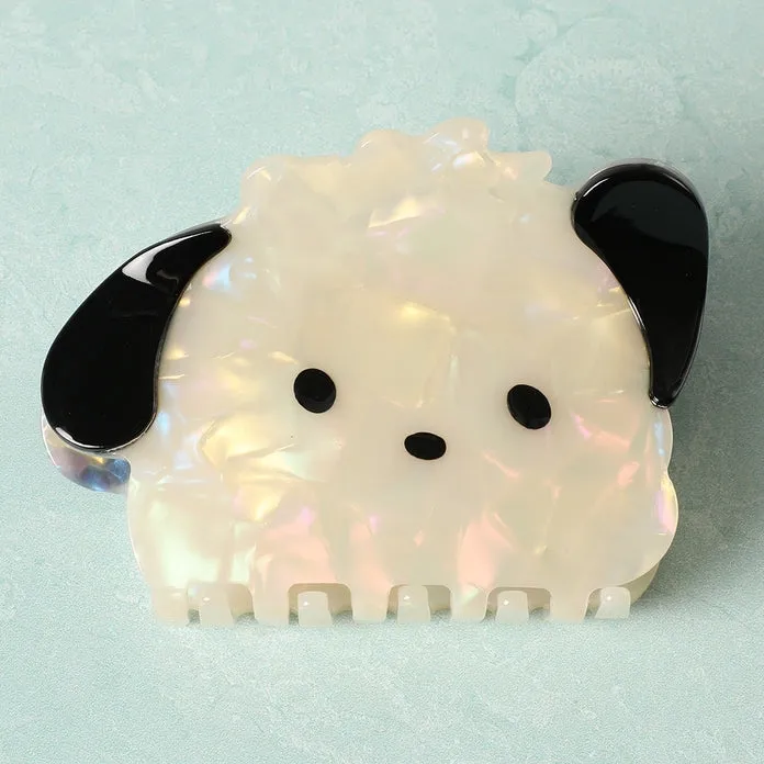 Adorable Puppy Faces Designed Hair Claw Clip