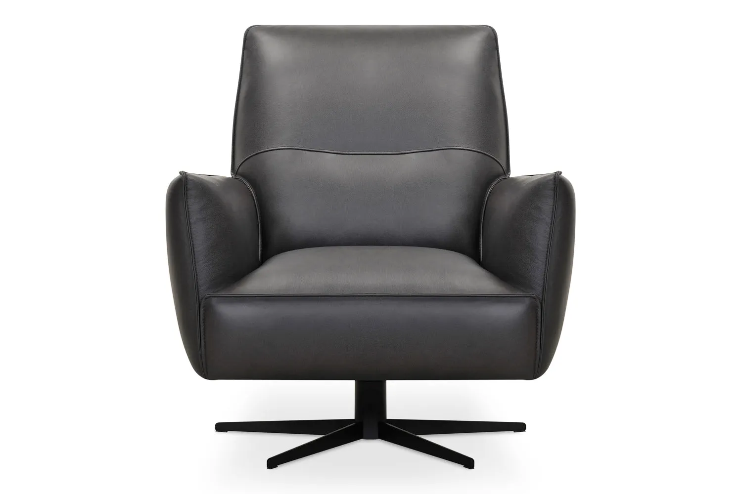 Alice Swivel Leather Armchair