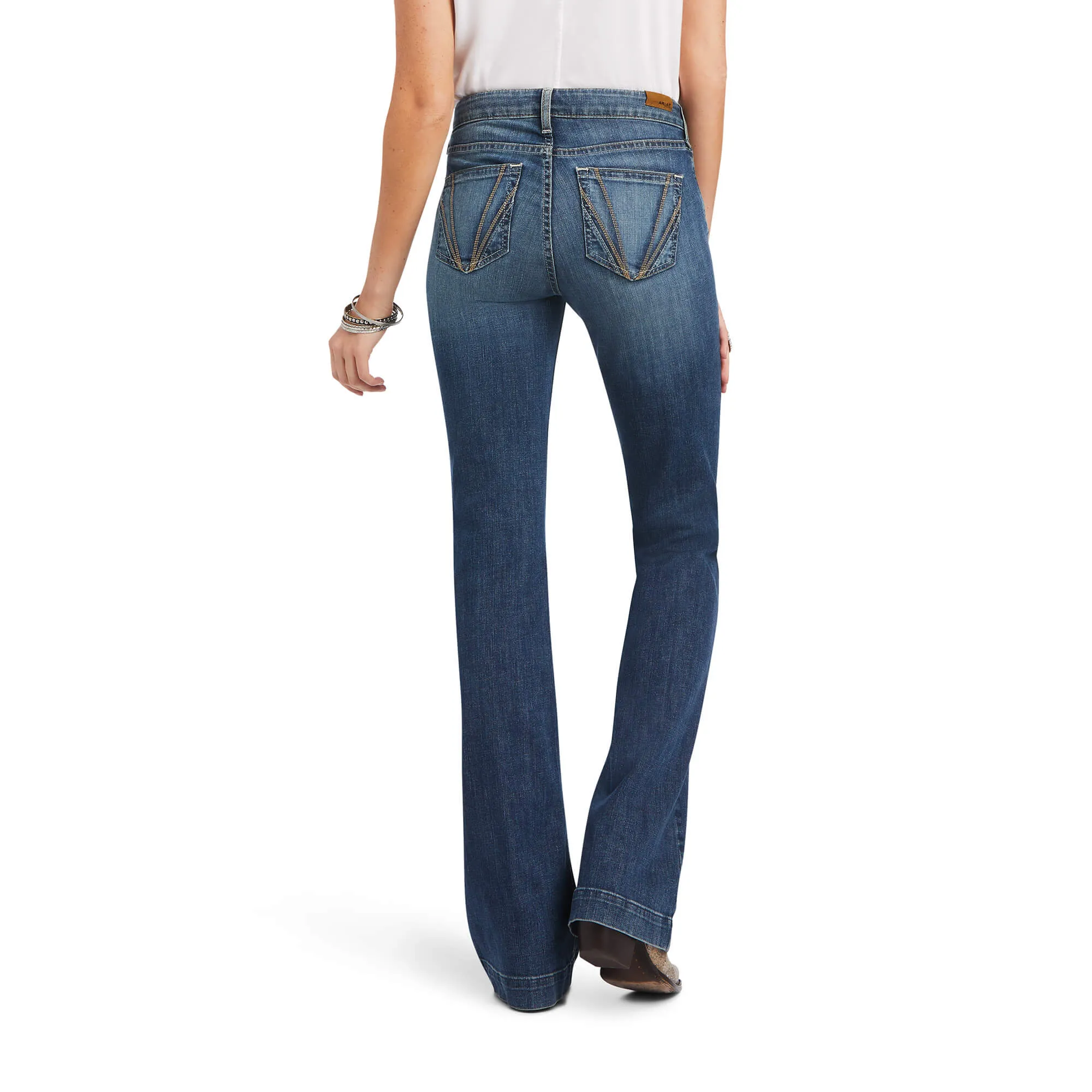 Ariat Women's Slim Trouser Daphne Wide Leg Jean