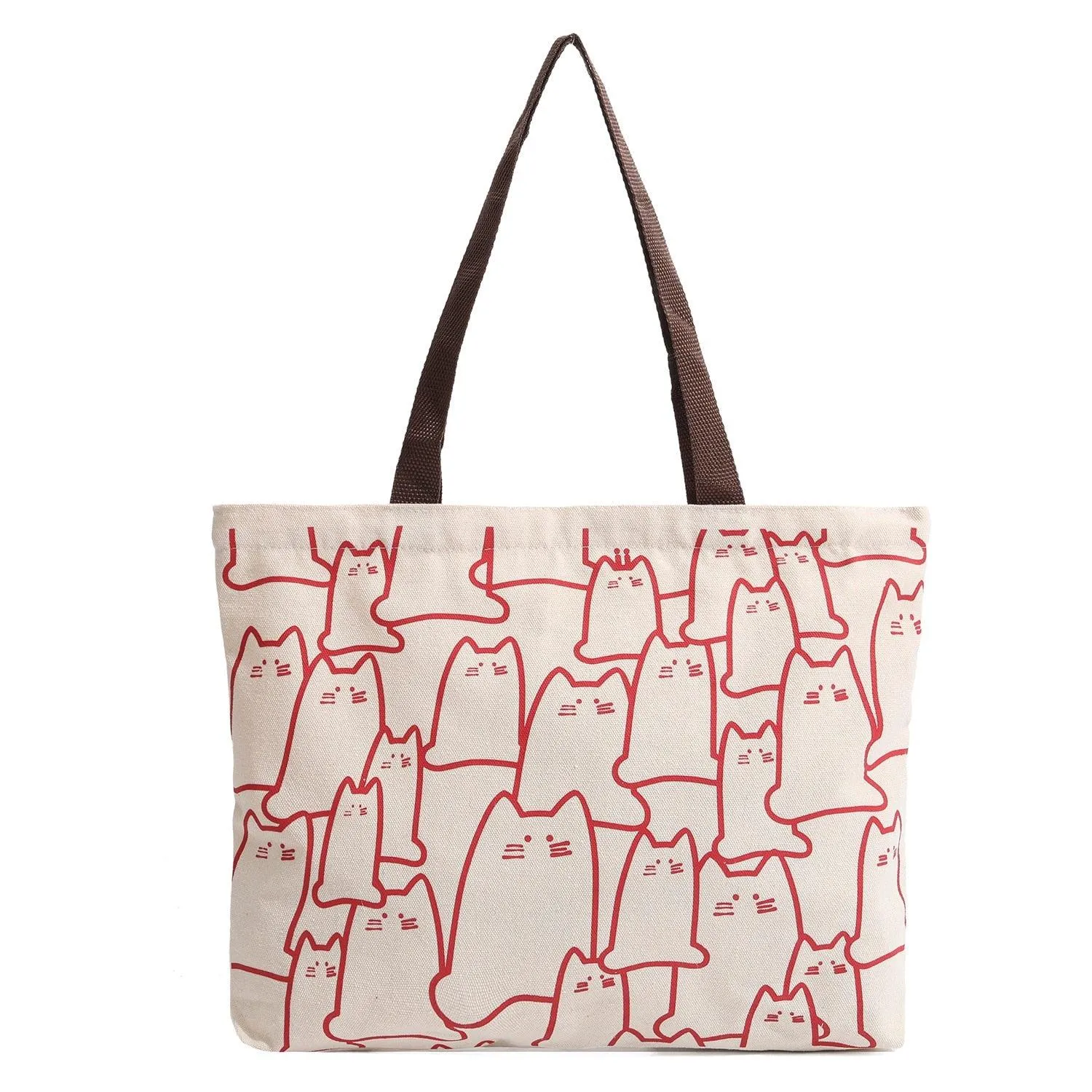 Arty Cat Canvas Tote