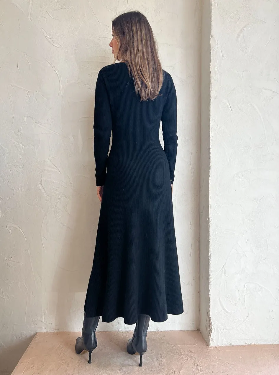 Assembly Label Gloria Knit Dress in Black