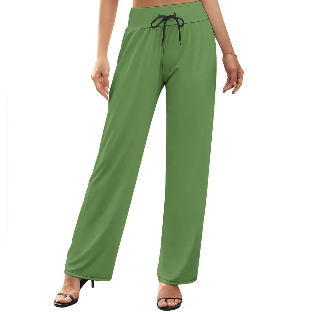 Assorted Colors Wide Leg Pants