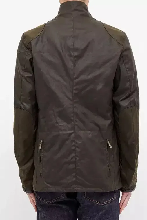 Barbour Beacon as worn in Skyfall James Bond Wax Sports Jacket - Olive MWX0007OL71