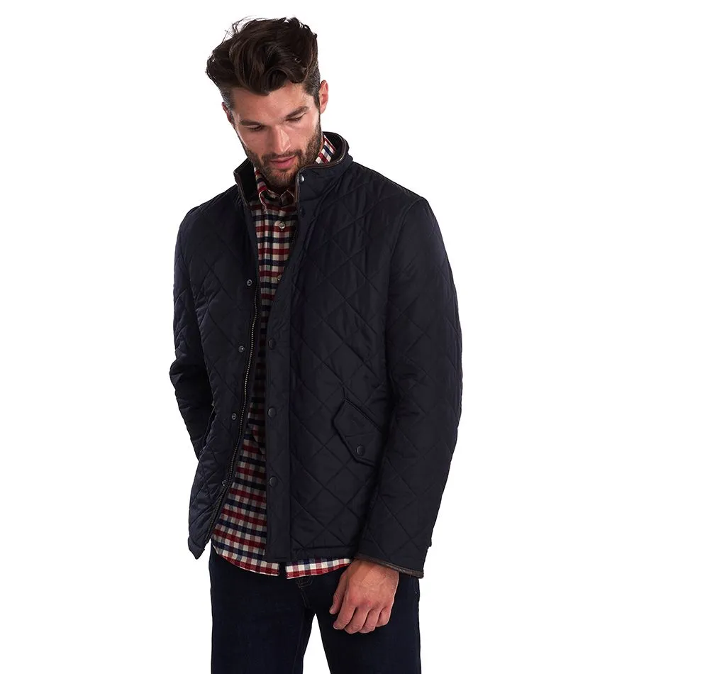 Barbour Navy Powell Quilted Jacket