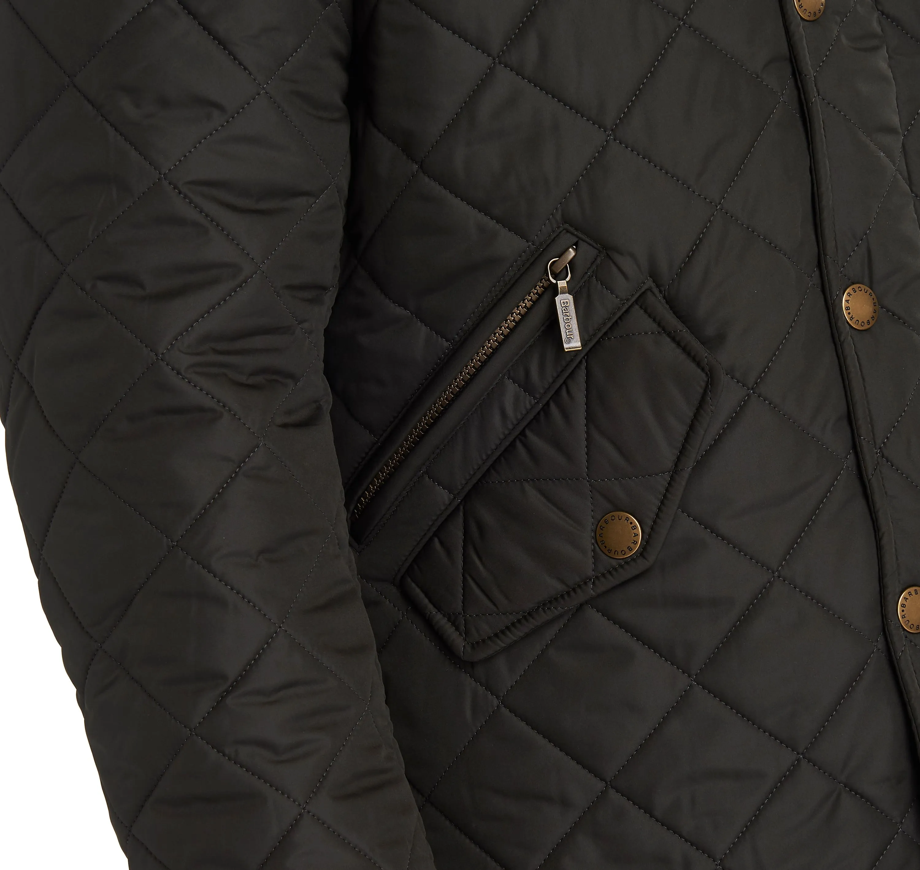 Barbour Olive Powell Quilted Jacket