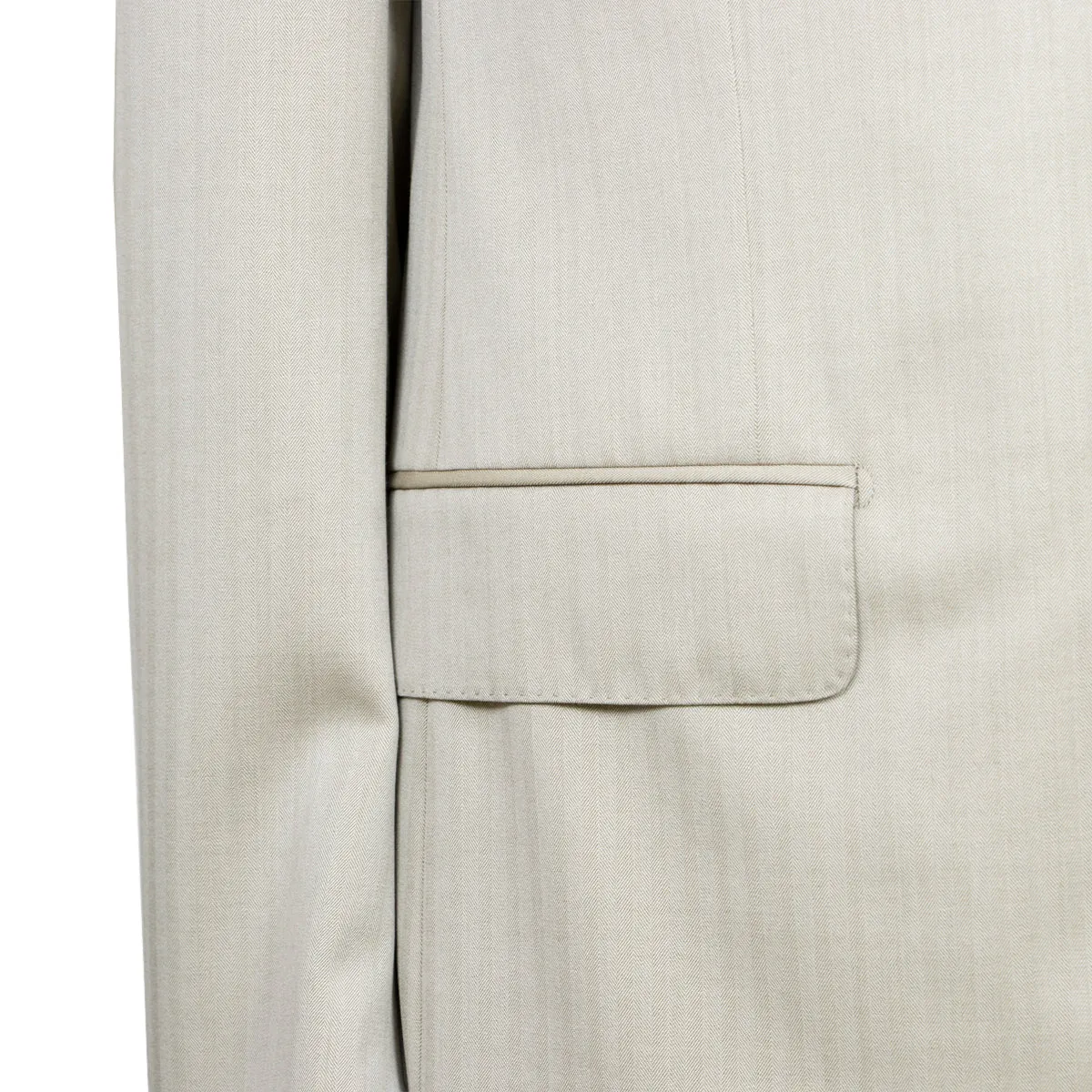 Beige Solaro 150s Wool Suit