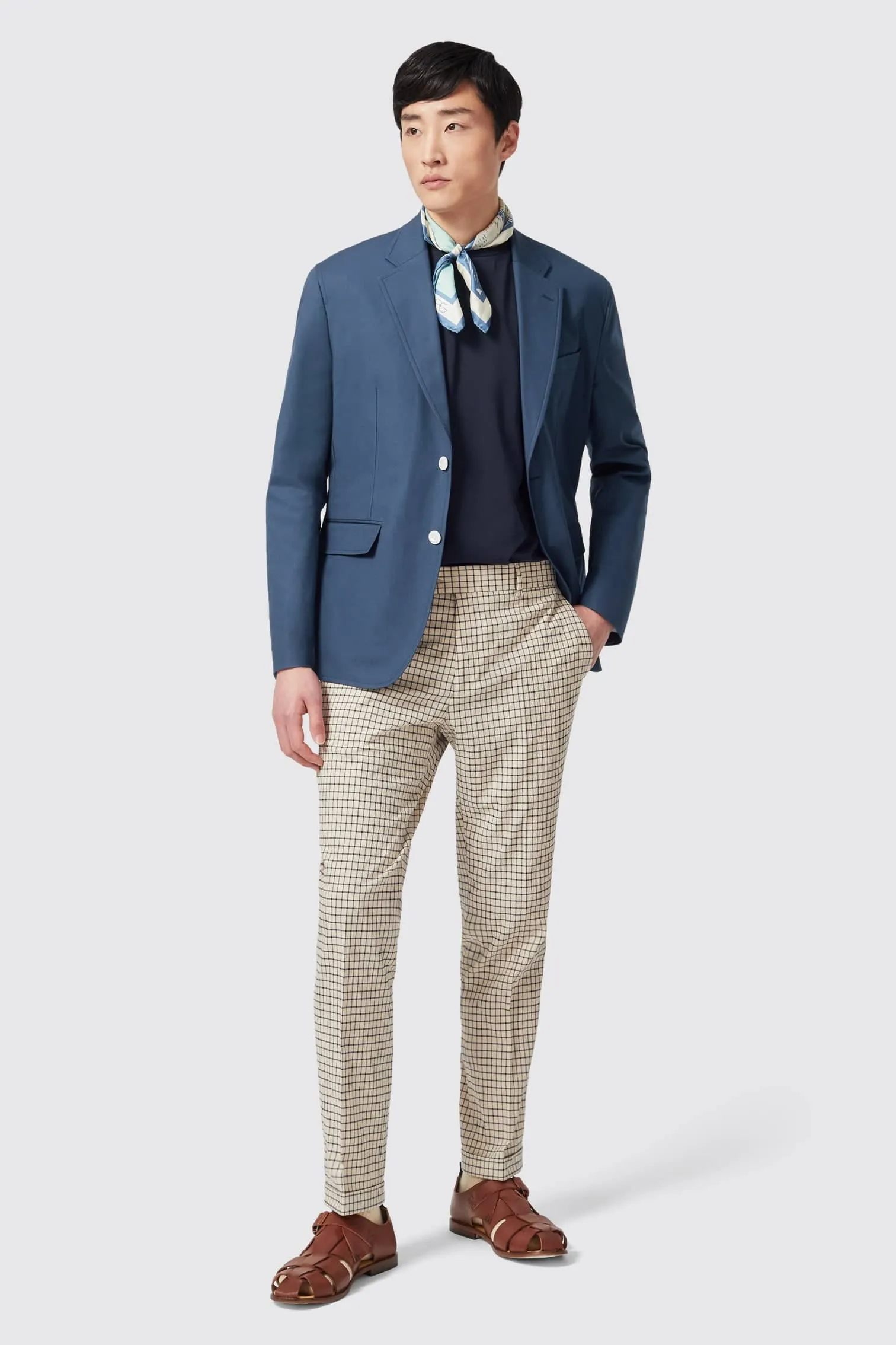 Berkley Tailored Fit Navy Cotton Suit - ARCHIVE