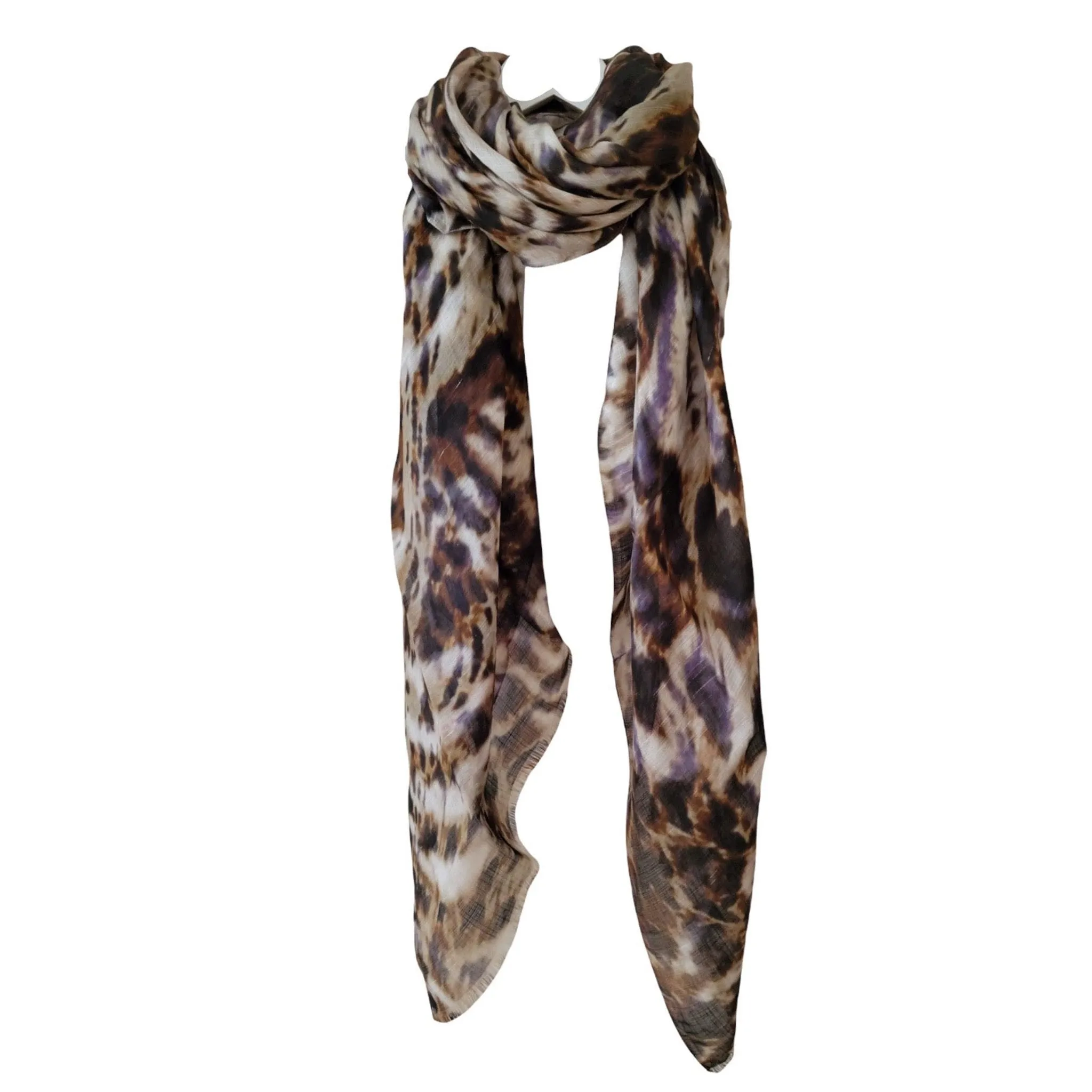 Brown Leopards | Modal Silk