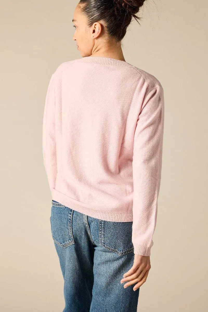 Cashmere Edie V in Prettiest Pink (low stock)