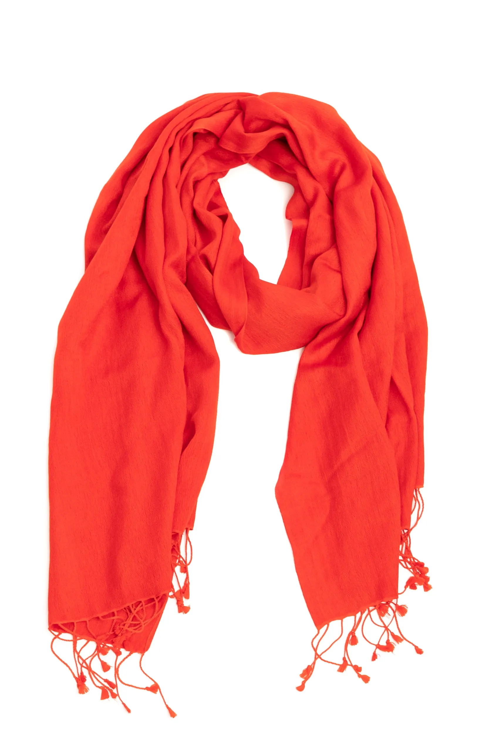 Cashmere Fringe Wrap Scarf