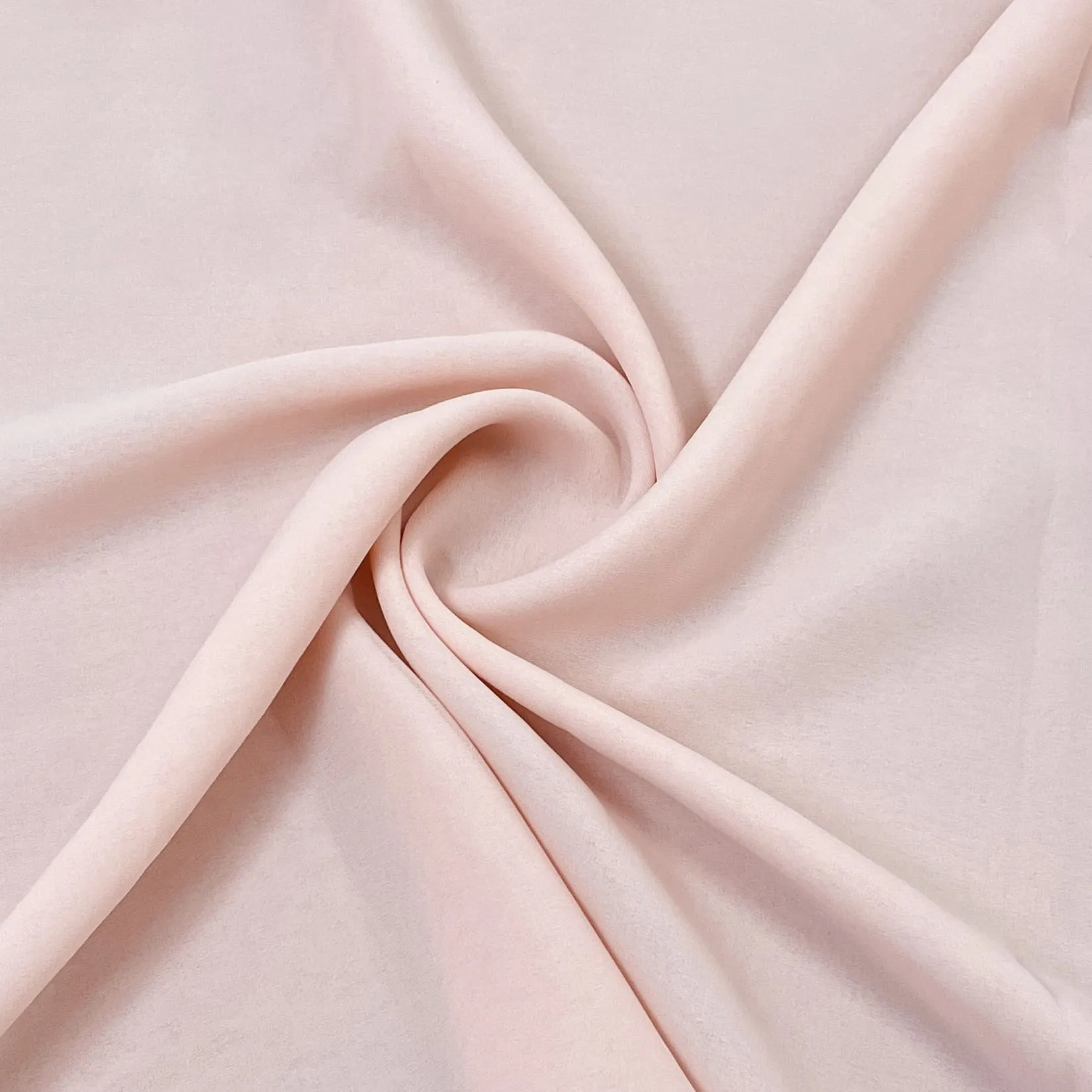 Classic Salmon Pink Solid Georgette Fabric