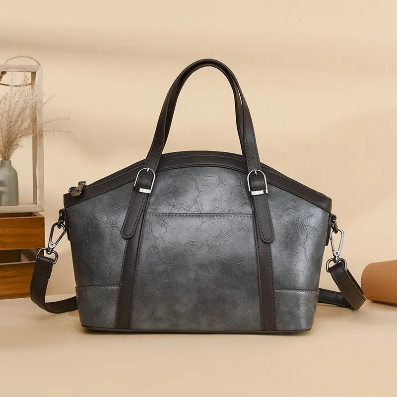 Commuter Retro Soft Leather Women's Bag – Stylish & Functional