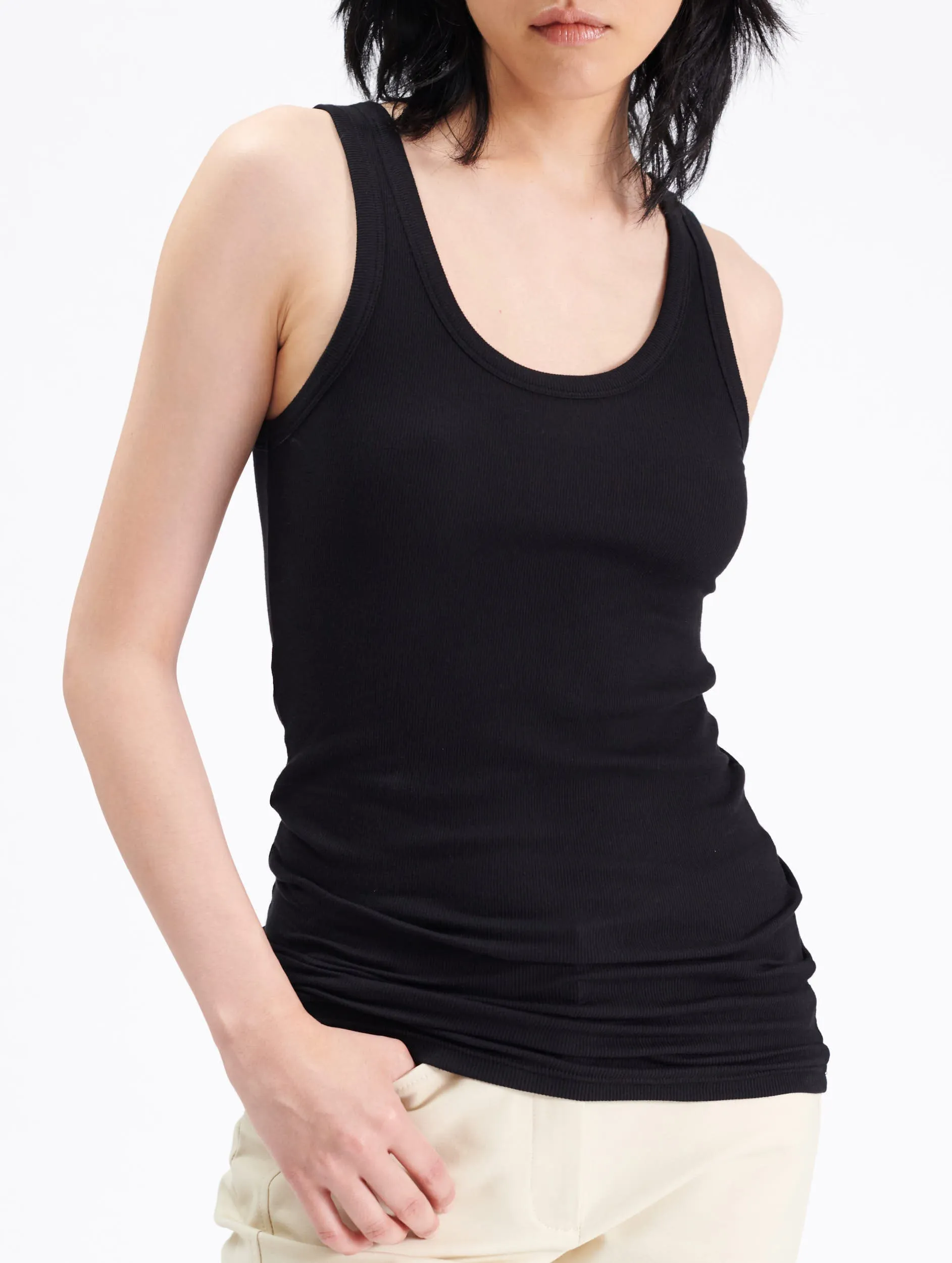 Cotton blend tank top