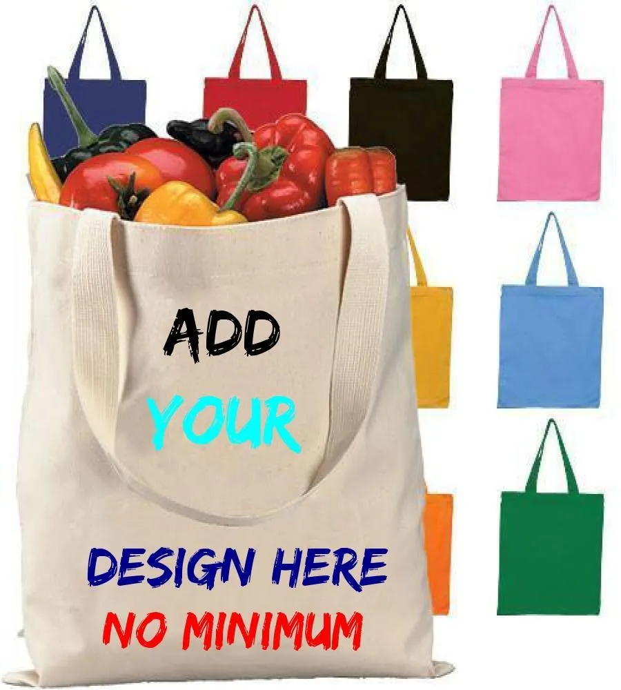 CUSTOM HIGH QUALITY PROMOTIONAL CANVAS TOTE BAGS