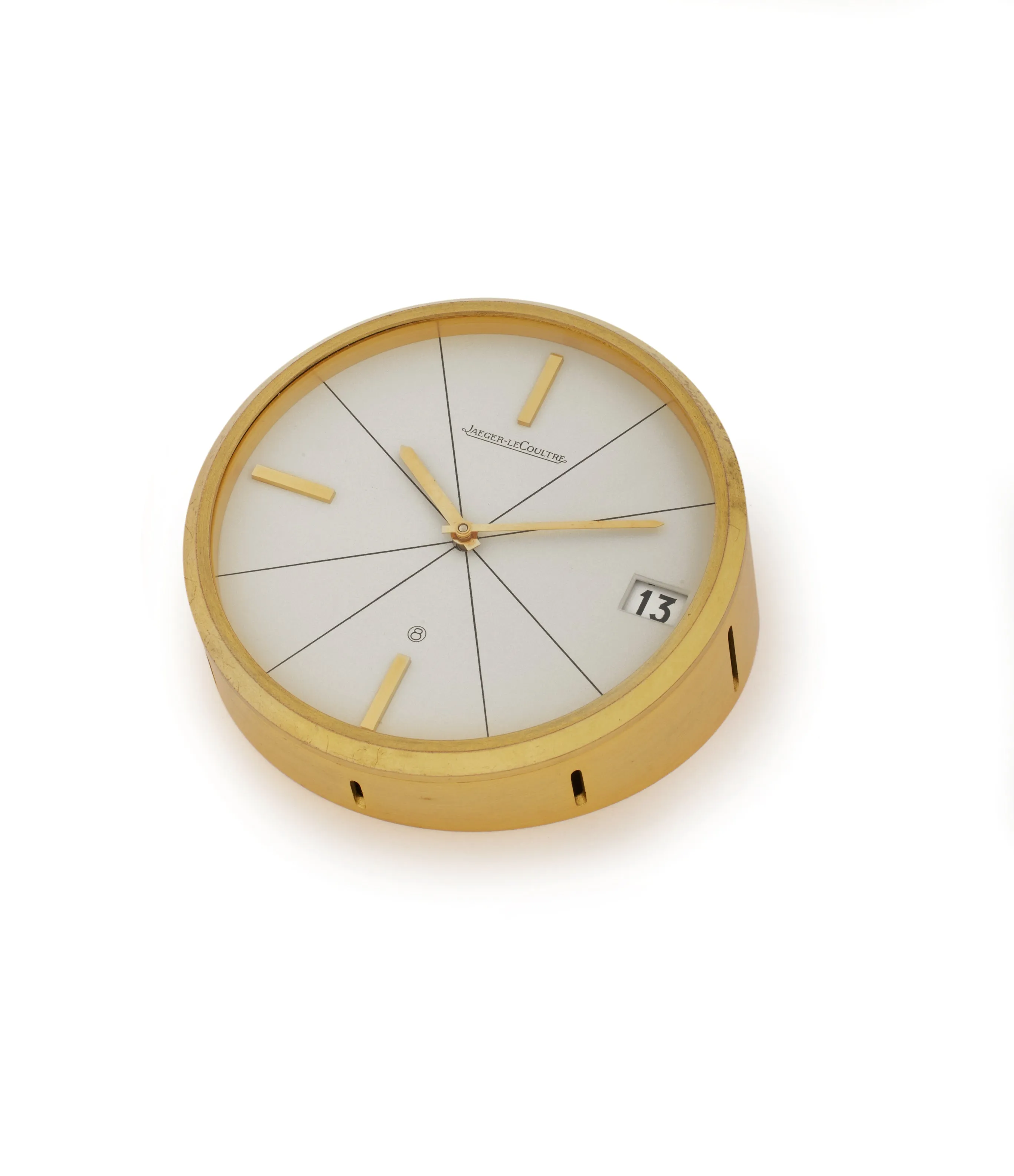 Desktop Clock | 8-day Day | brass