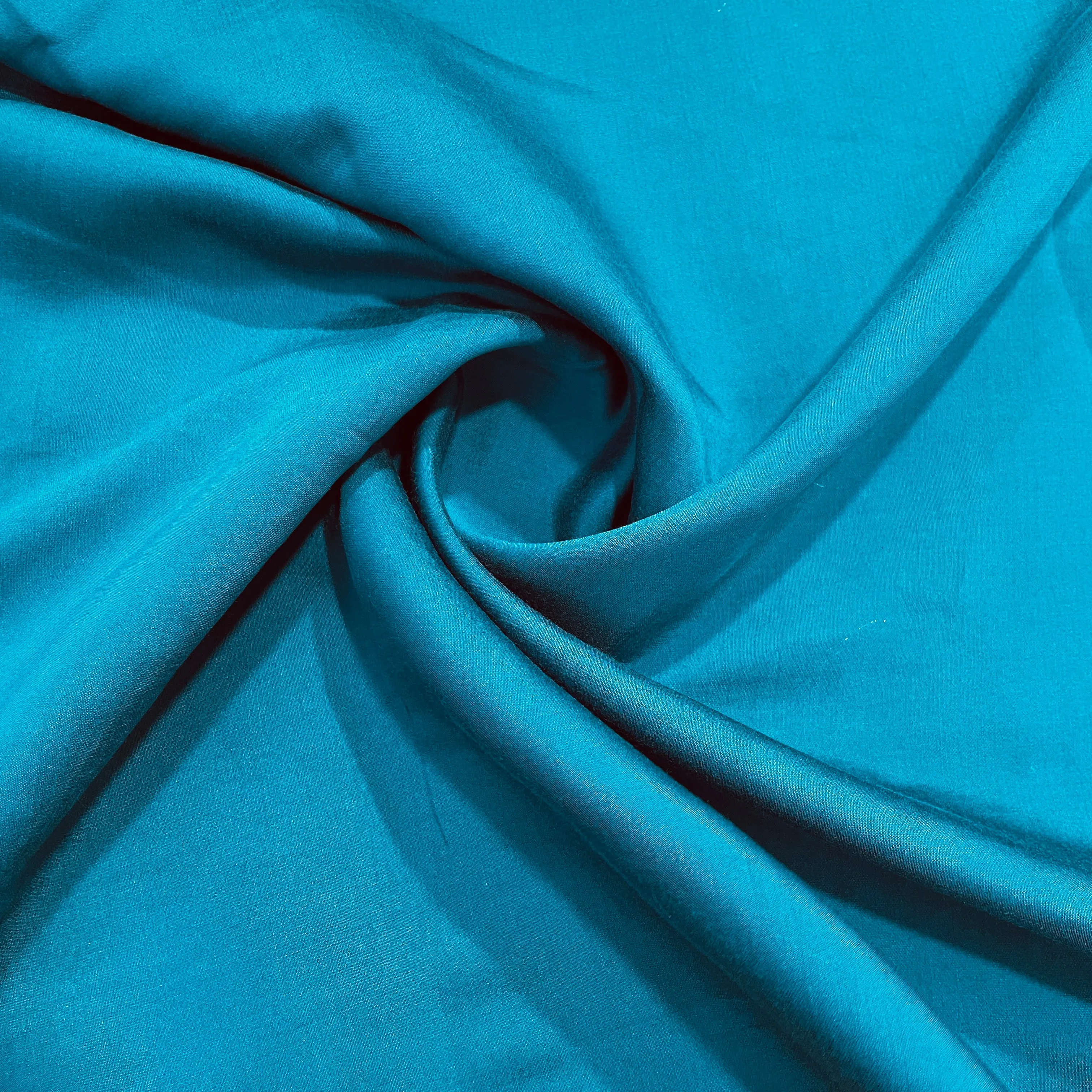 Exclusive Teal Green Solid Silk Fabric