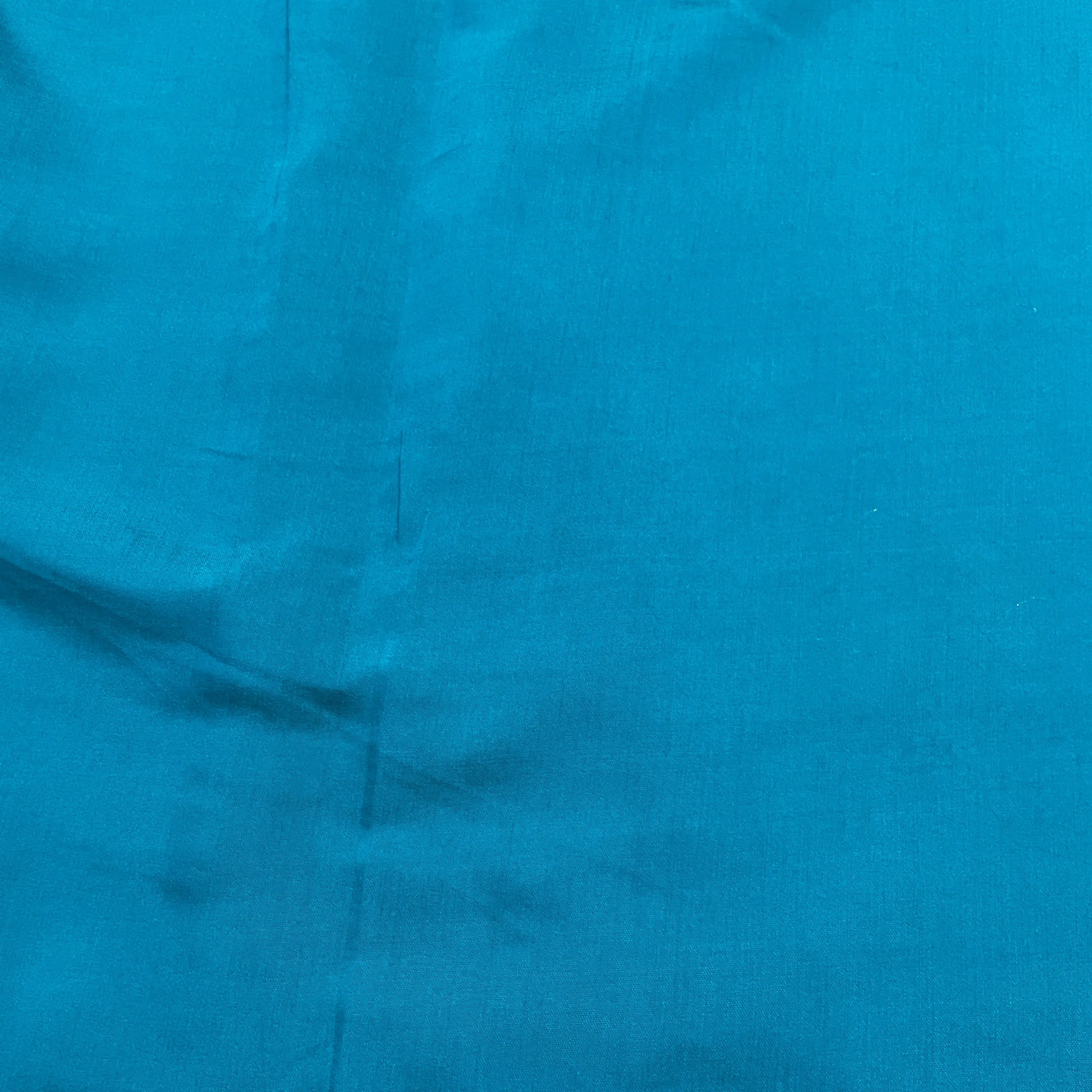 Exclusive Teal Green Solid Silk Fabric