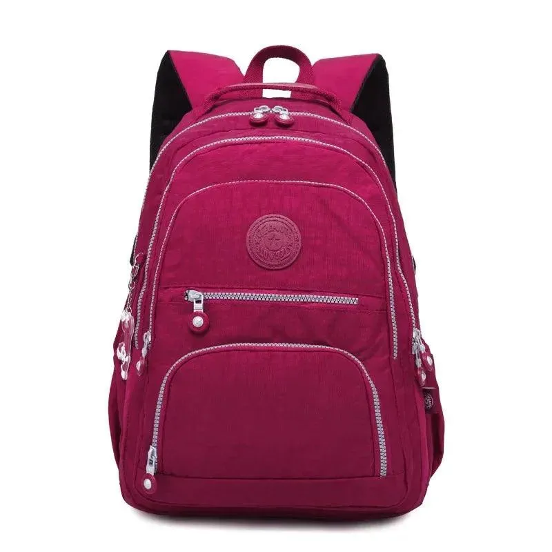 Fashion Nylon Teen School Backpack