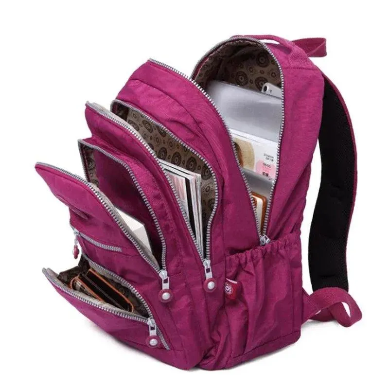 Fashion Nylon Teen School Backpack