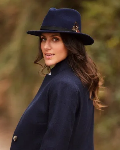 FLORENCE (navy blue) fedora