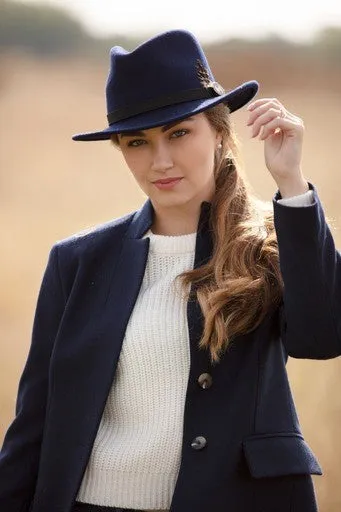 FLORENCE (navy blue) fedora