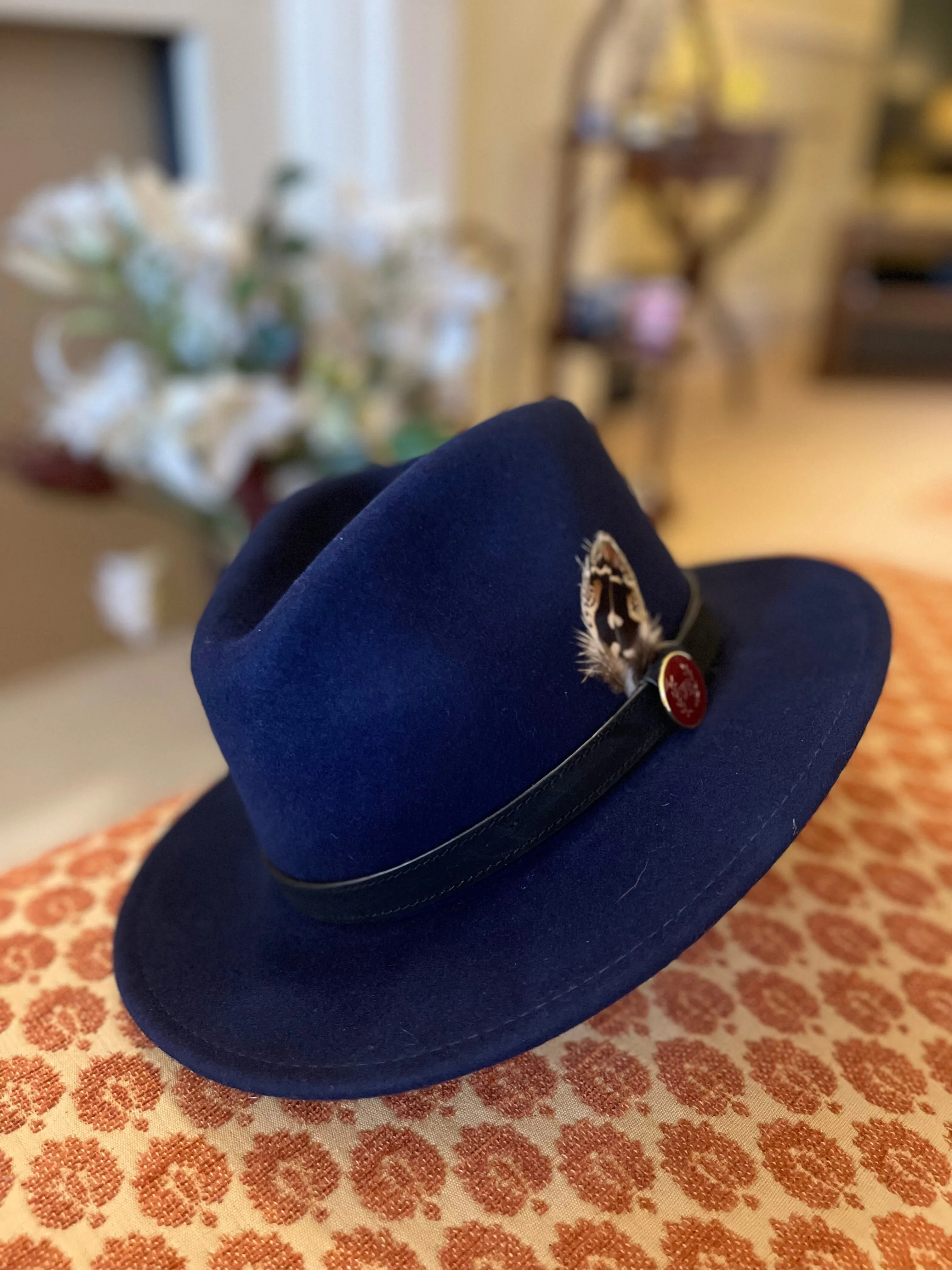 FLORENCE (navy blue) fedora