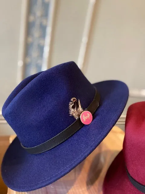 FLORENCE (navy blue) fedora