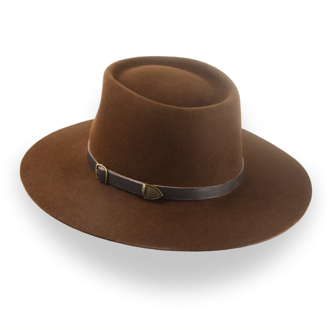 Handcrafted Brown Outback Cowboy Hat | The Centaur