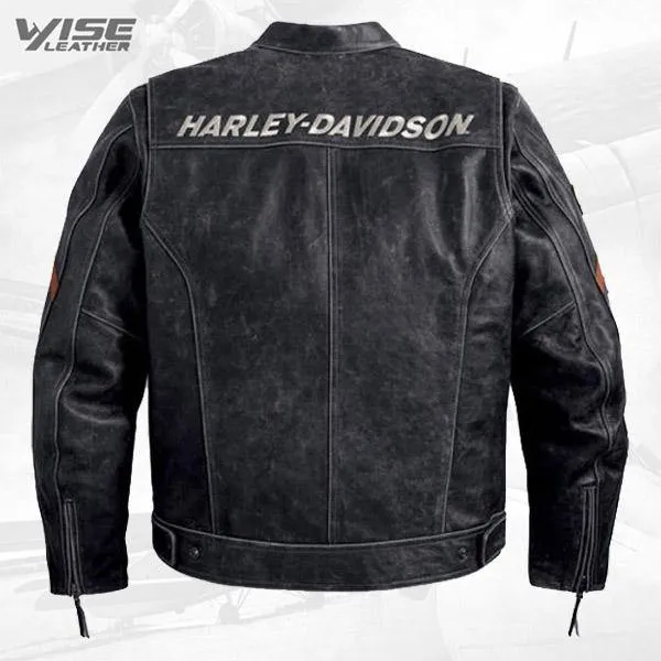 Harley-Davidson Black Boxford Men's Leather Jacket