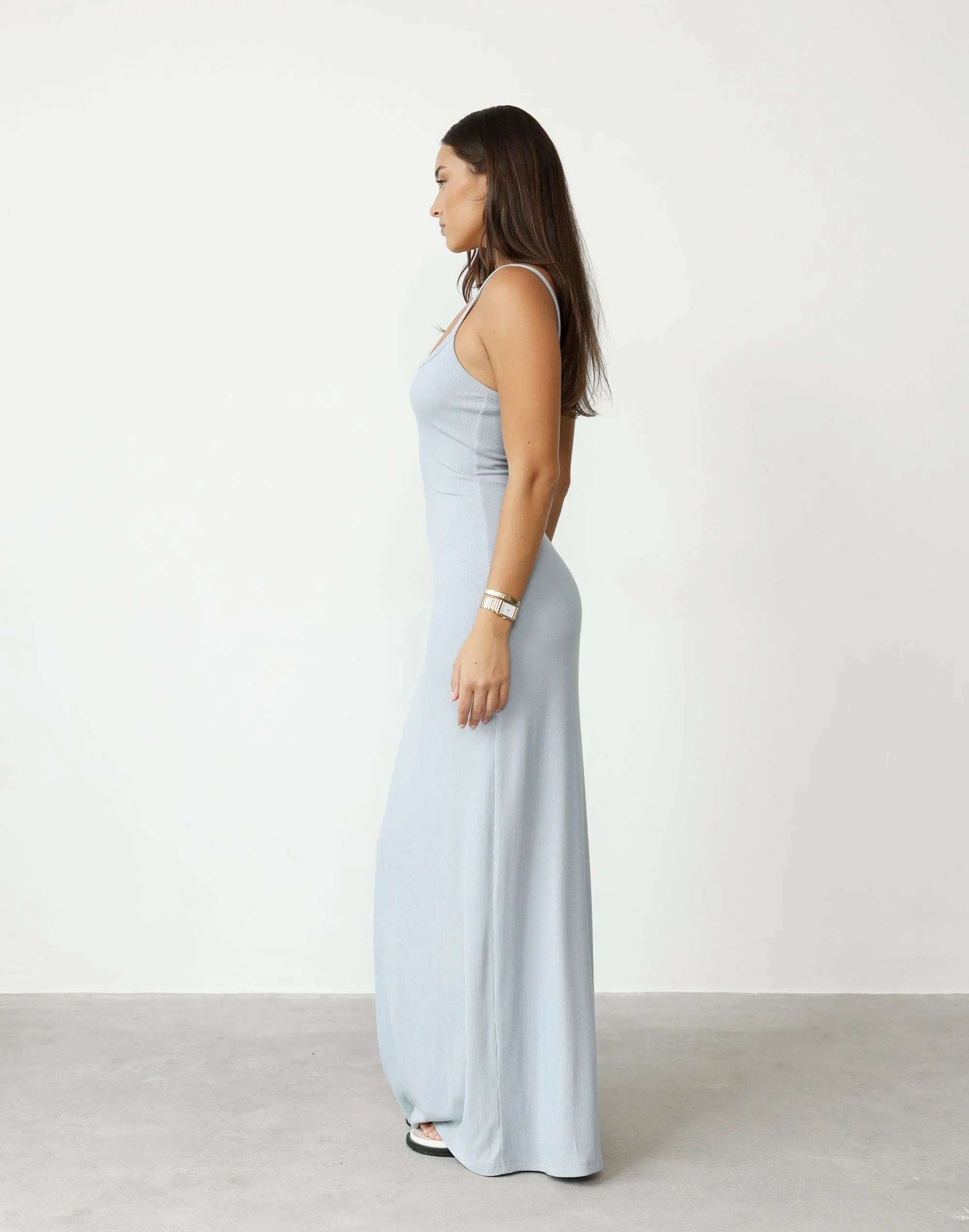 Helia Maxi Dress (Steel)