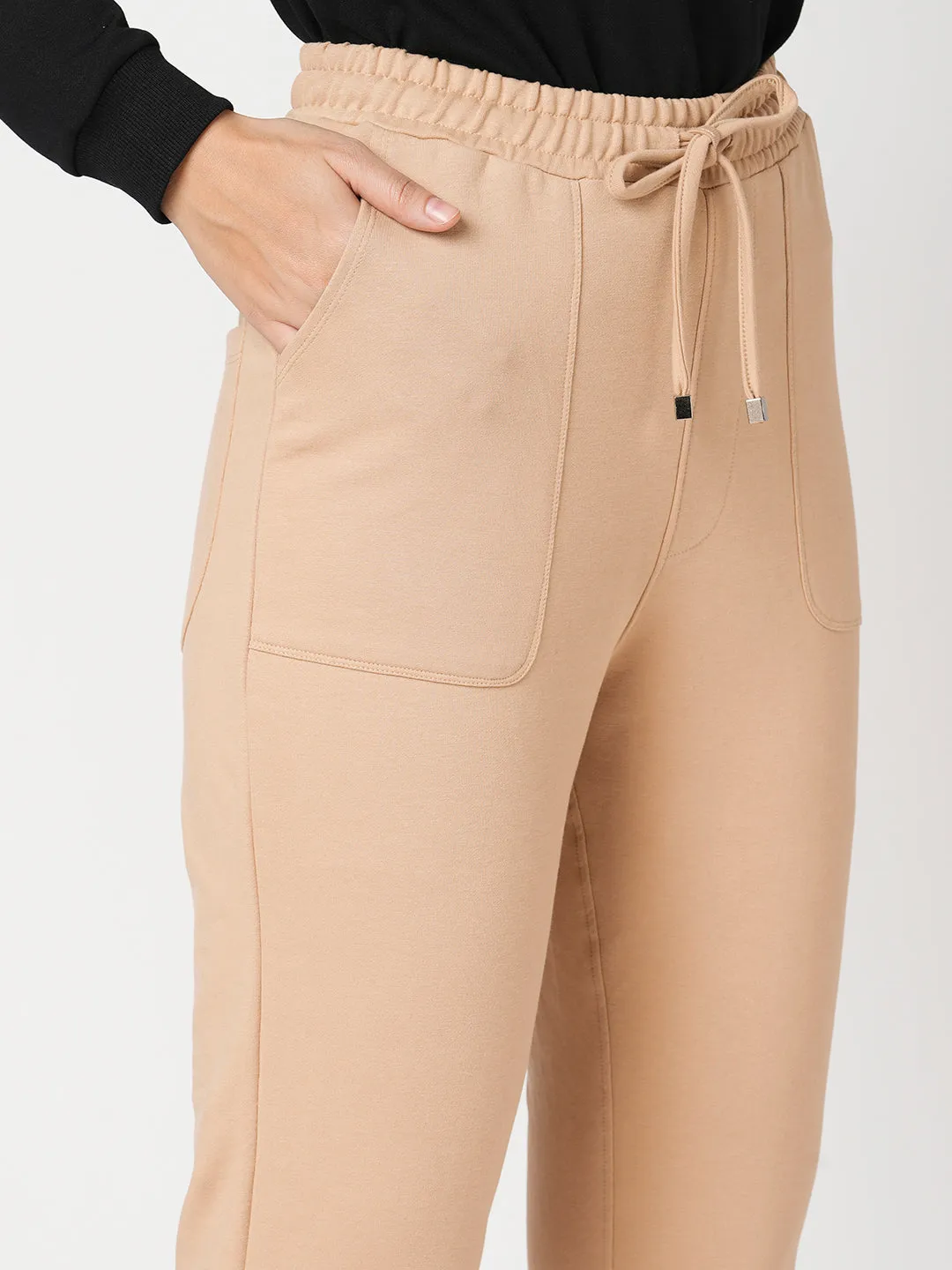 High Rise Solid Jogger