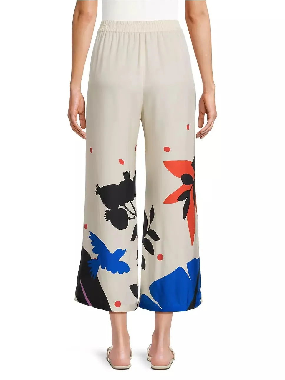 Johnny Was Yasmin Cropped Easy Pant in Endless Summer