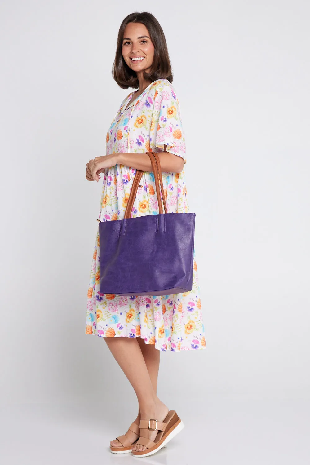 Kensington Bag & Clutch - Purple