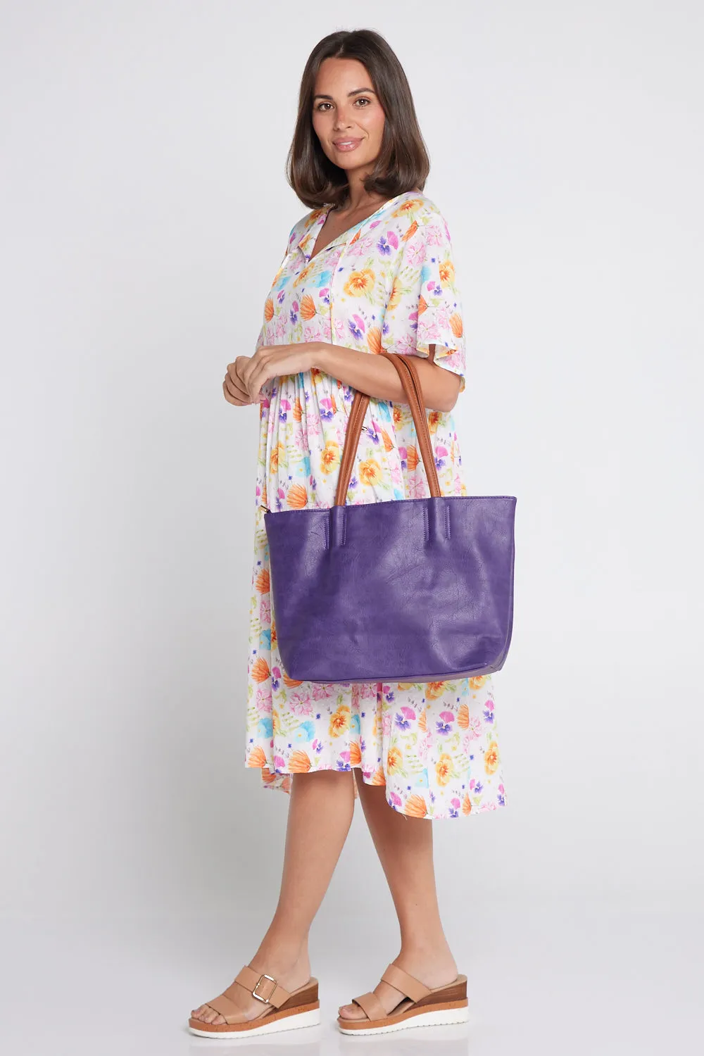 Kensington Bag & Clutch - Purple