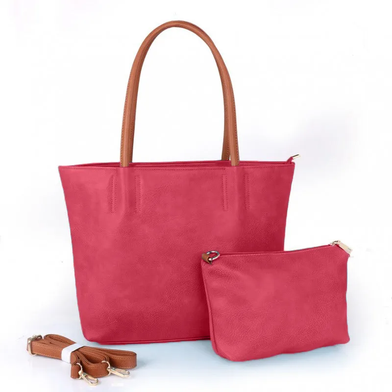 Kensington Bag & Clutch - Rose