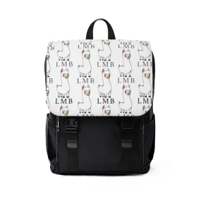 LMB Logo Casual Shoulder Backpack