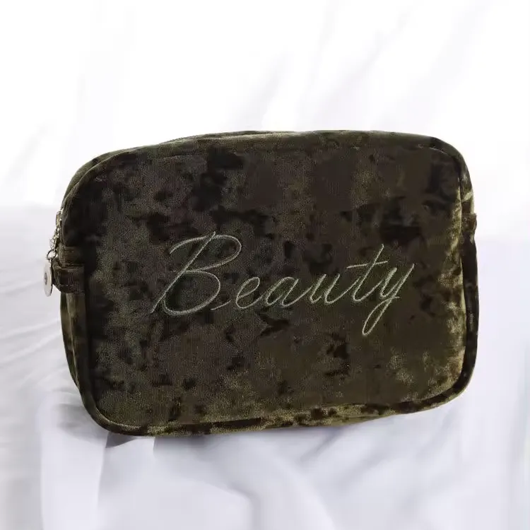 Luxury Velvet Makeup Bag