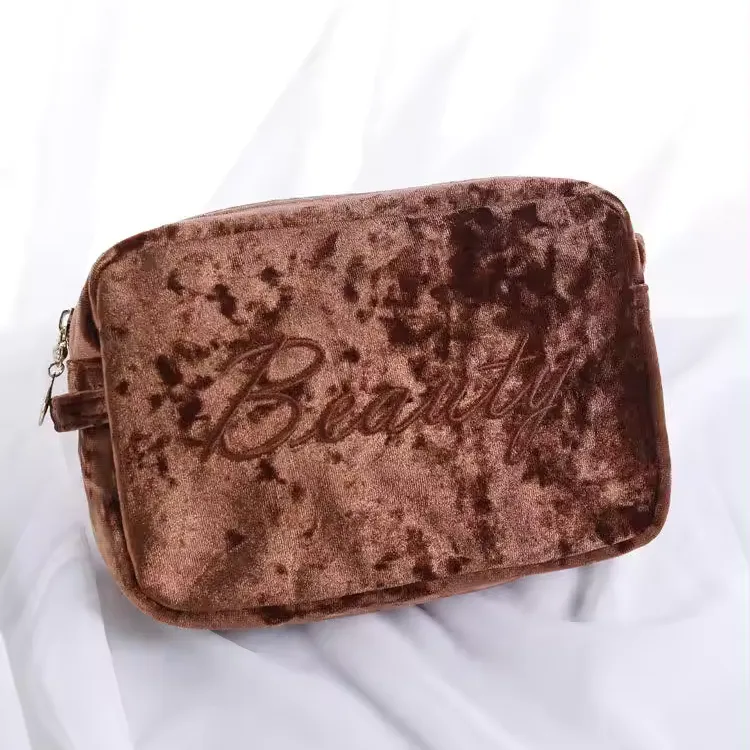 Luxury Velvet Makeup Bag