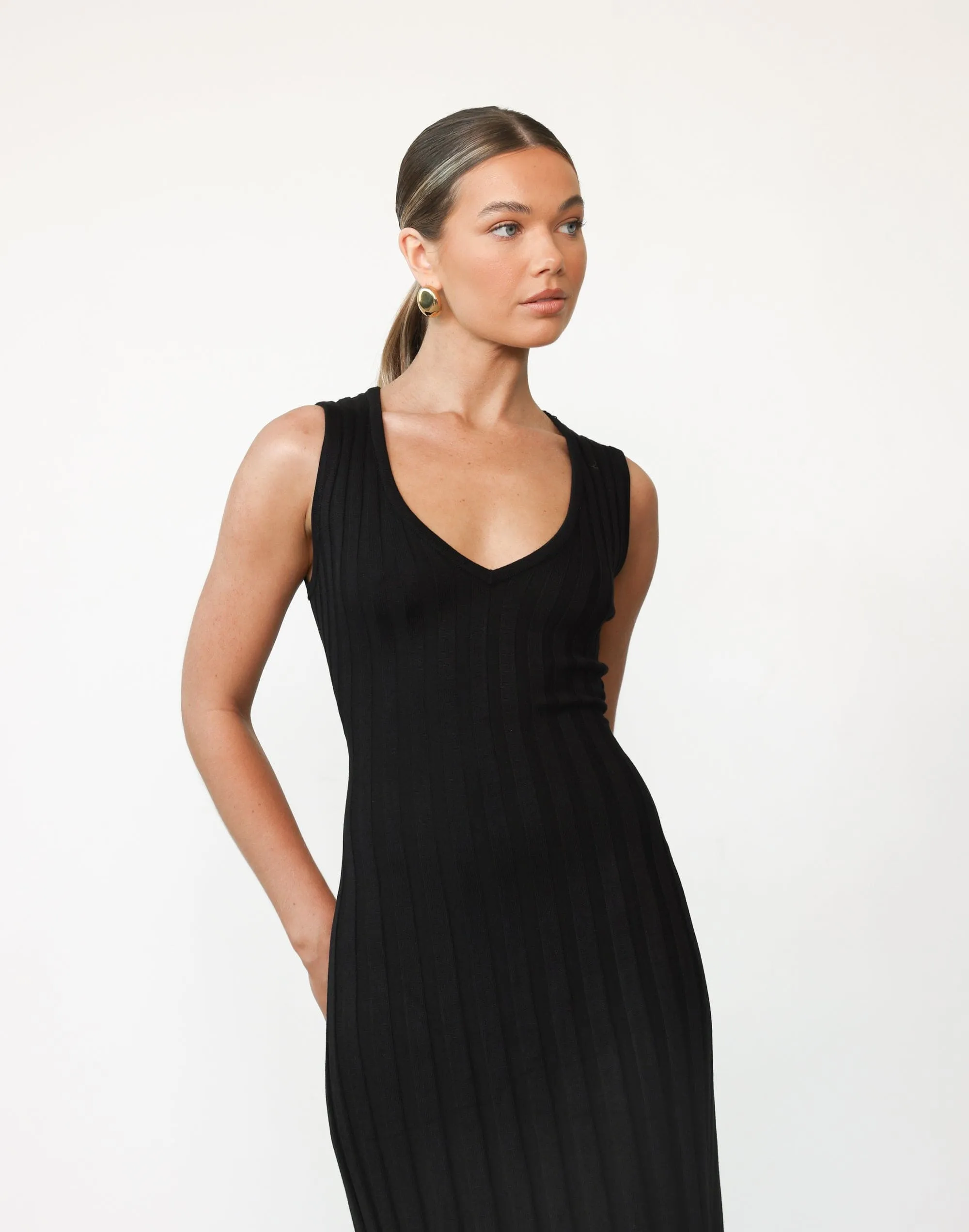 Mariposa Maxi Dress (Black)