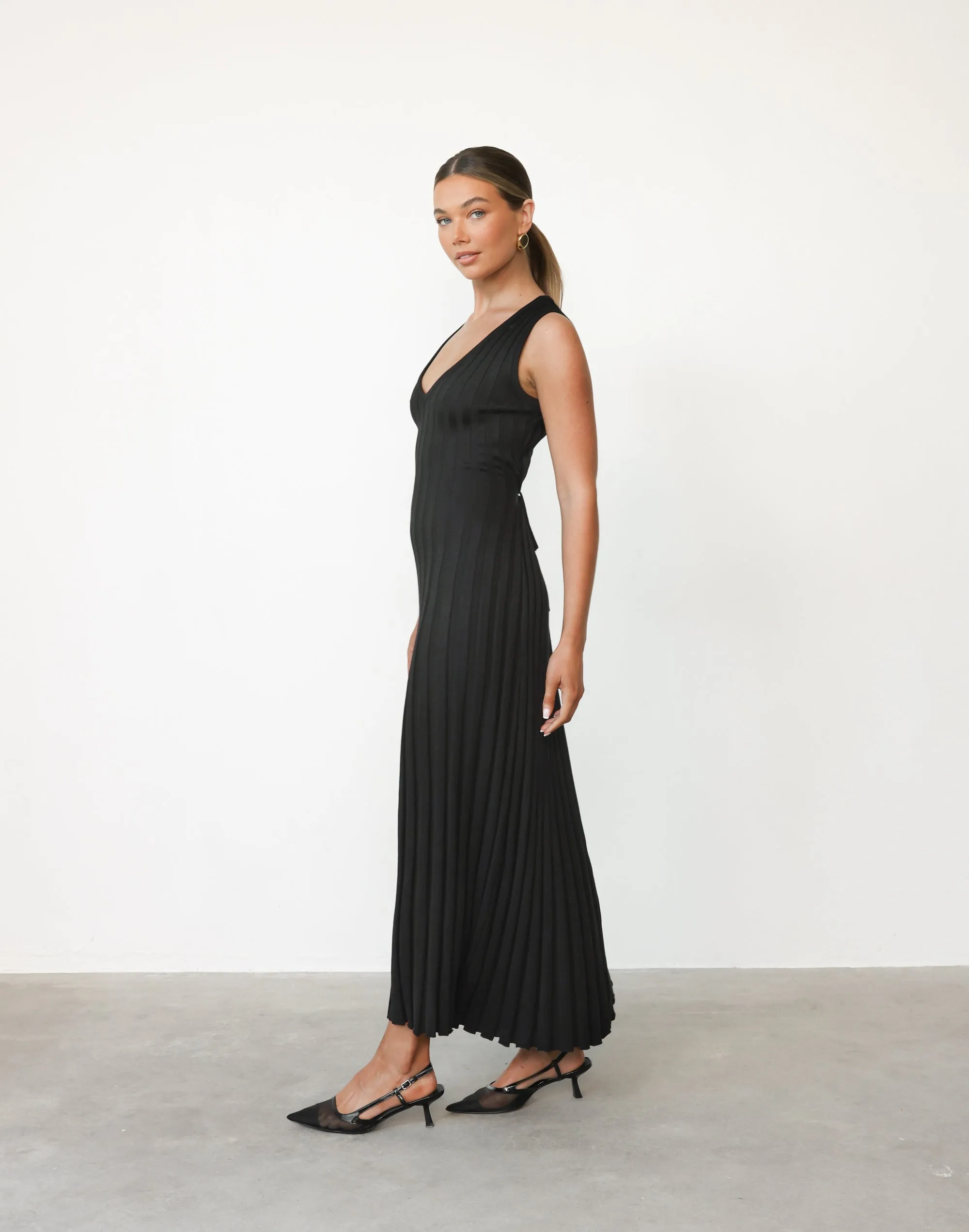 Mariposa Maxi Dress (Black)