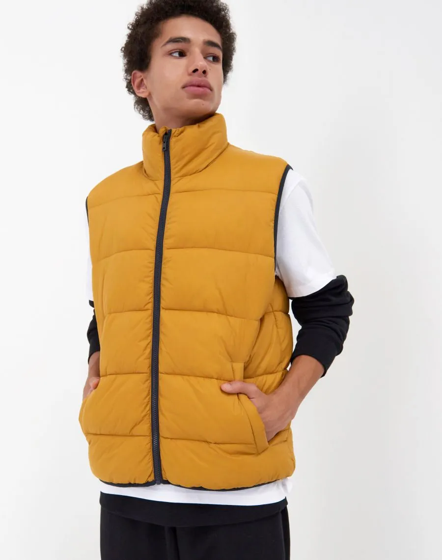 Men's bomber vest gilet