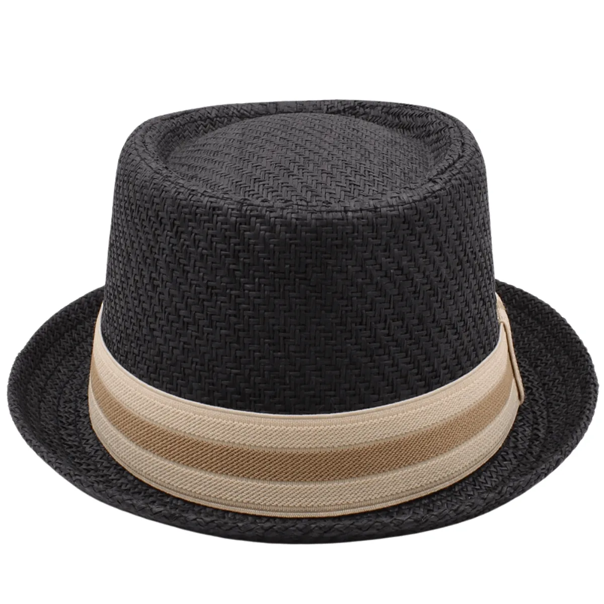 Men's Straw Pork Pie Hat