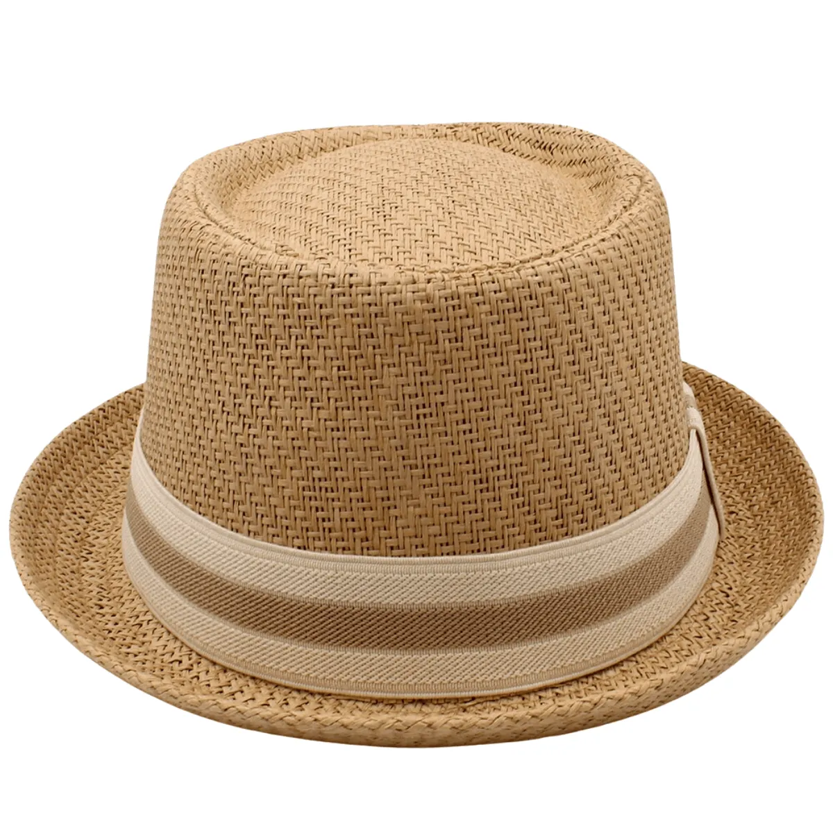 Men's Straw Pork Pie Hat