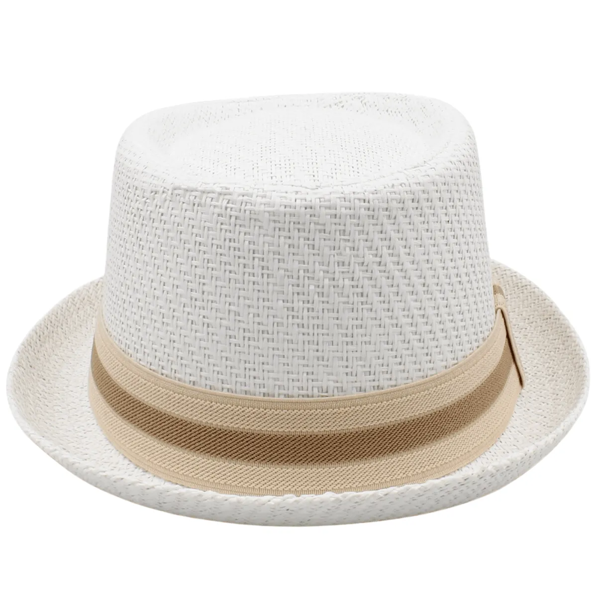 Men's Straw Pork Pie Hat