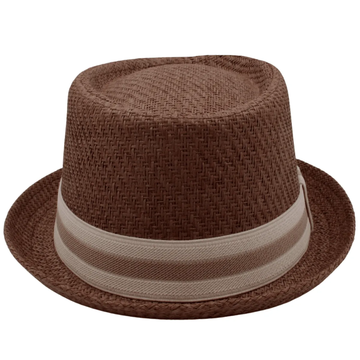 Men's Straw Pork Pie Hat