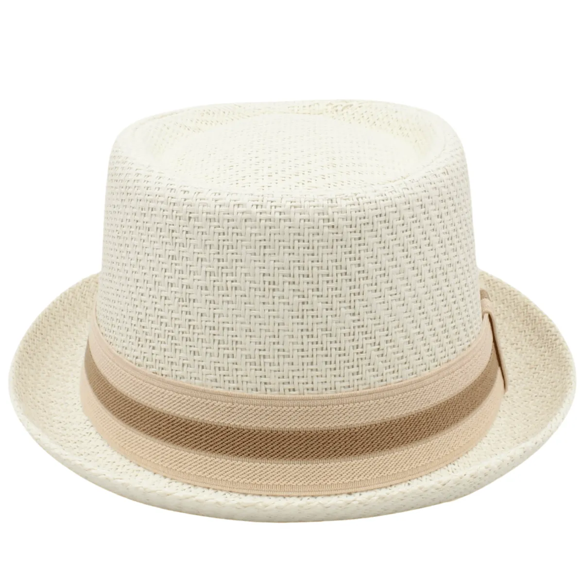 Men's Straw Pork Pie Hat