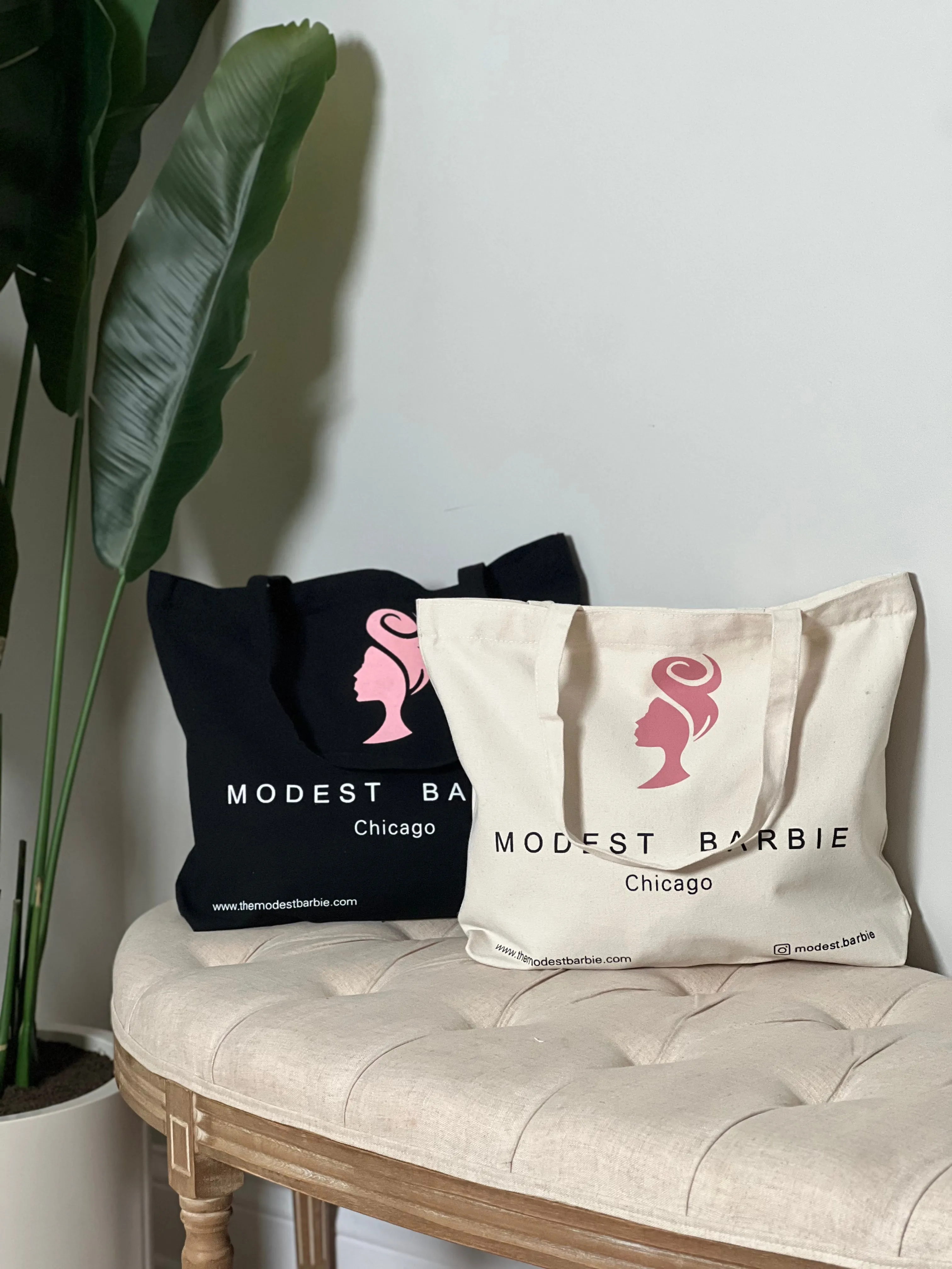 Modest Barbie Tote Bag